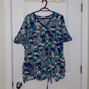 Size 2x scrub top